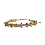 DIANA GOLD - BLACK SWAROVSKi