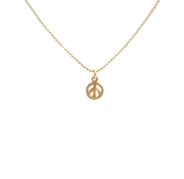 KSENIA PANDENT BALL CHAIN GOLD FILLED