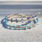 DIANA GOLD- TURQUIOSE SWAROVSKI - Image 2