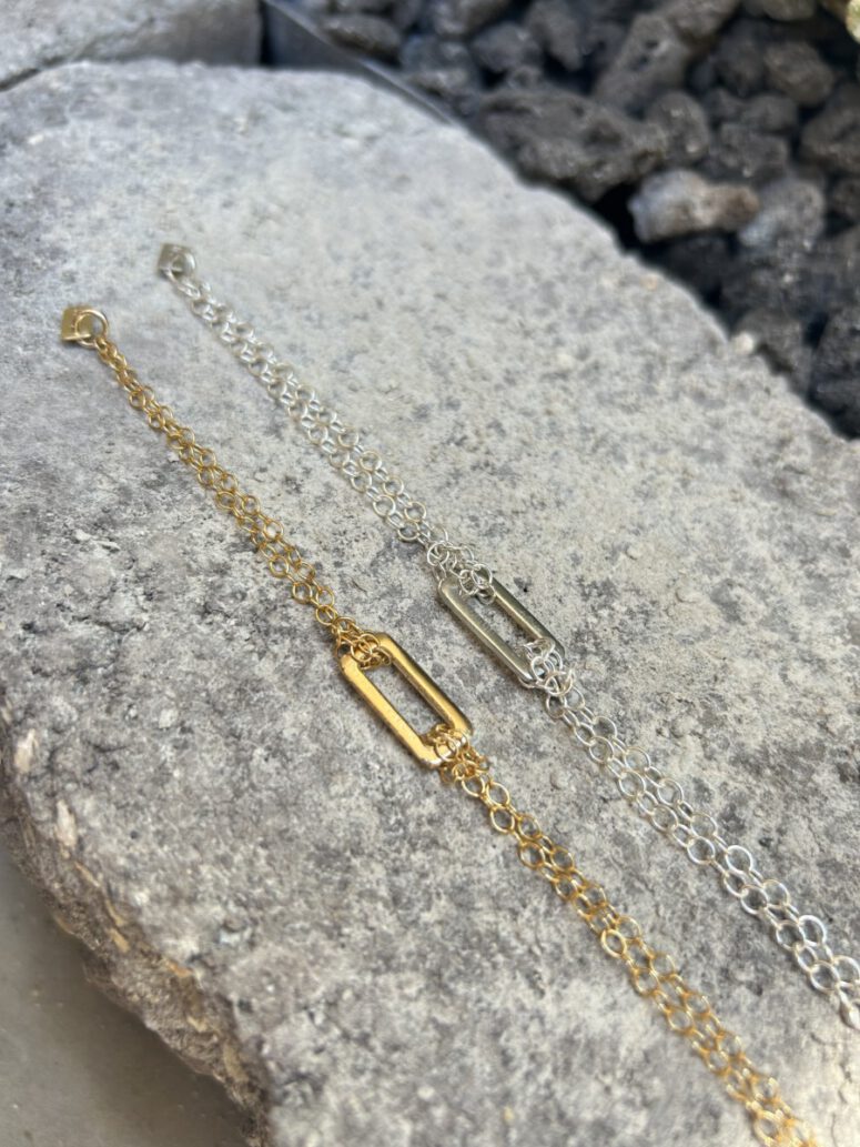 ELIZABETH- GOLD FILLED / SILVER